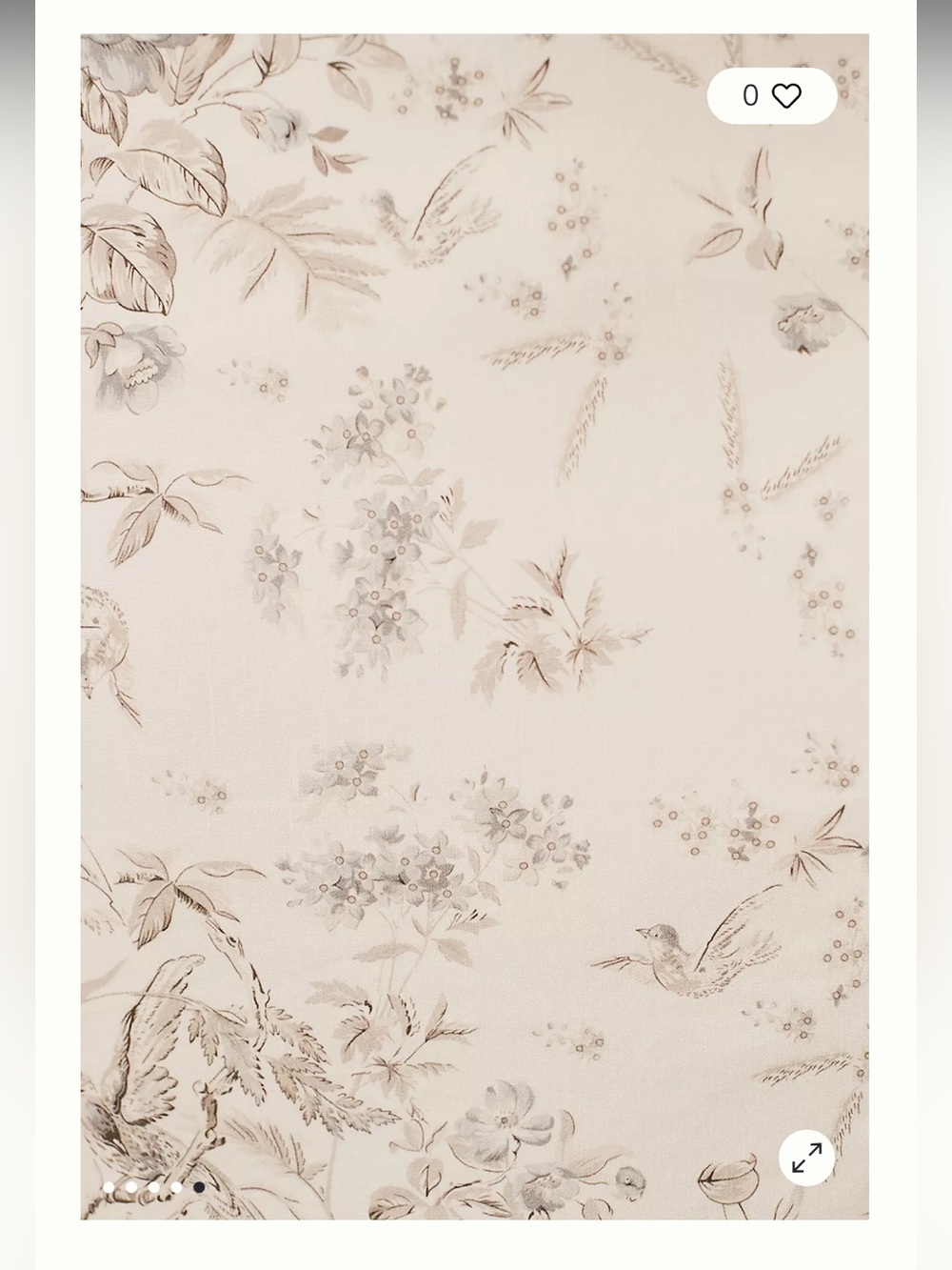 V. Chapman Ivory Floral Ruffle Midi Dress - Picture 5 of 7